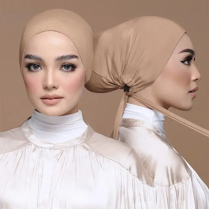 Inner Hijab Caps With Tie