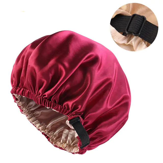 Reversible Satin Hair Caps