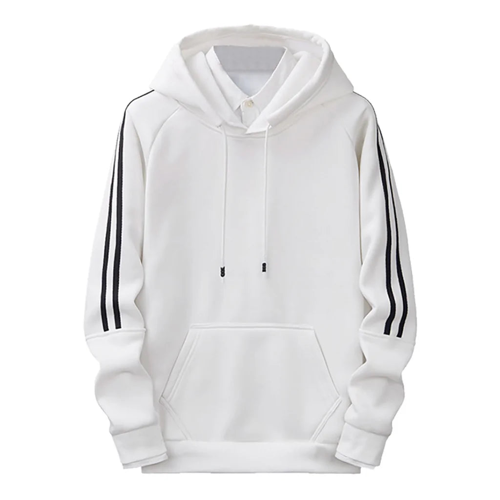 Stripe Stitching Hoodies