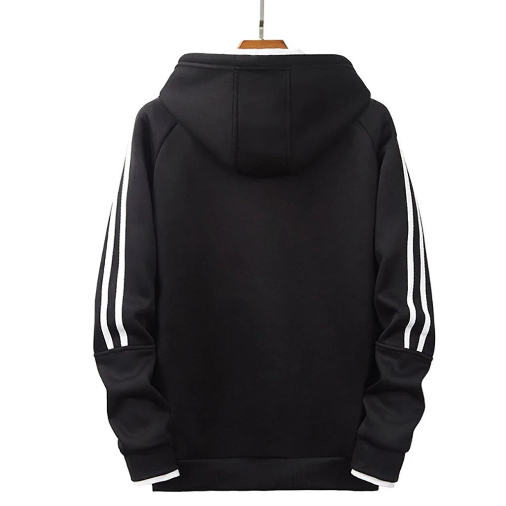 Stripe Stitching Hoodies