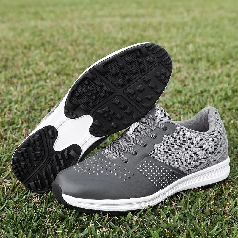 New Waterproof Men Golf Shoes Training Sneakers