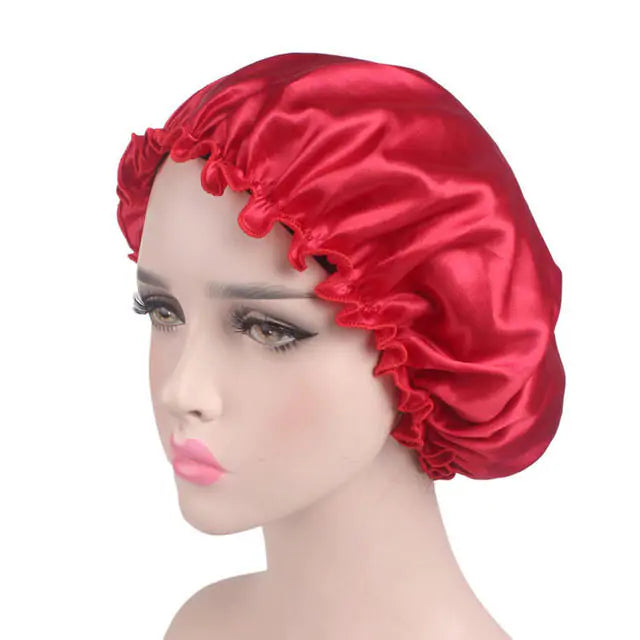 Reversible Satin Hair Caps